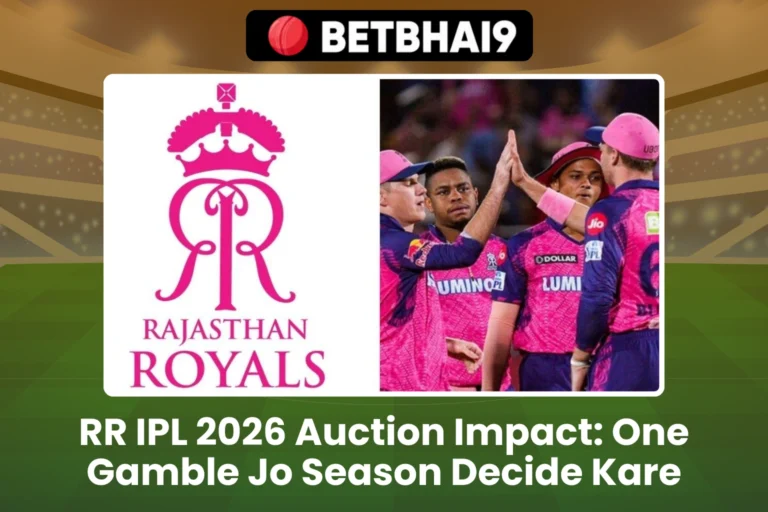 RR IPL 2026 Auction Impact