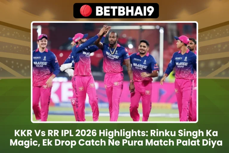 KKR Vs RR IPL 2026