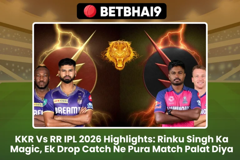 KKR Vs RR IPL 2026 Highlights