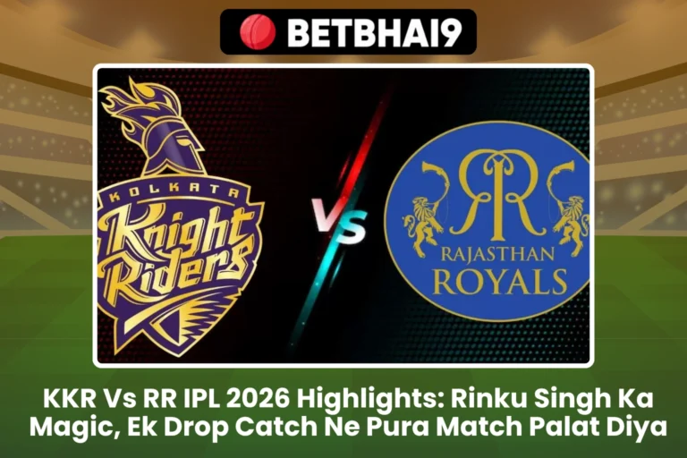 KKR Vs RR IPL