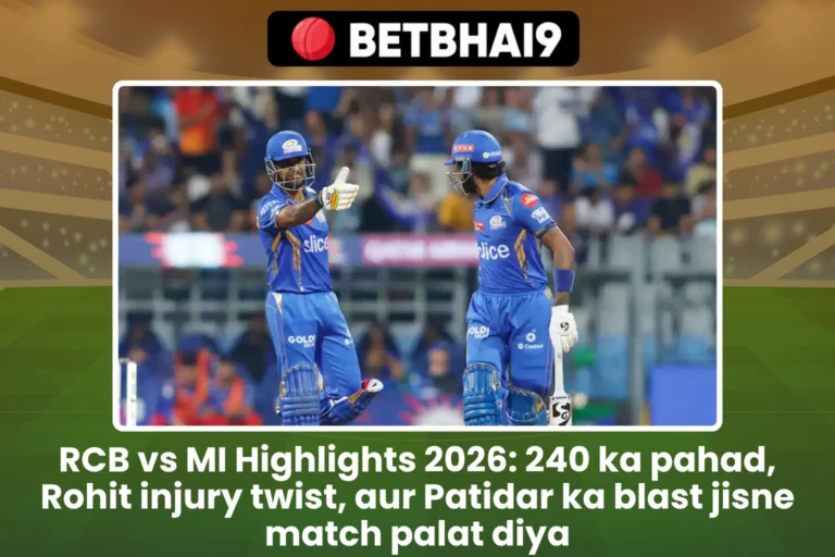 RCB vs MI Highlights