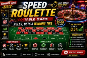 Speed Roulette Table Game 2026 Rules, Bets  Winning Tips